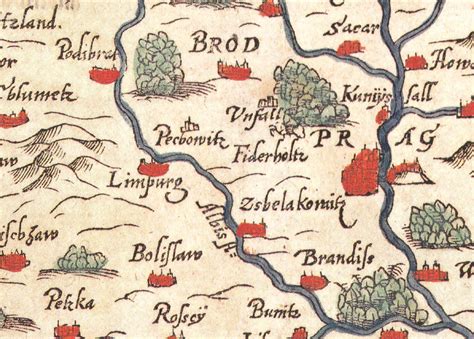 Staré mapy a historické záznamy Frivaldu