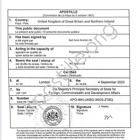 Apostille pečiatka na dokumentoch