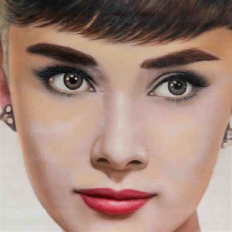 Audrey Hepburn's captivating gaze