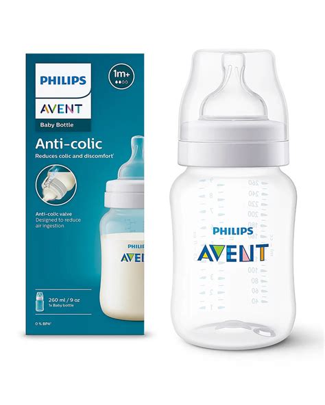 Avent feeding bottle with anti-colic nipple
