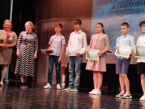 Ocenenie pre žiakov