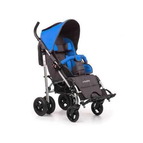 Detský invalidný kočík v parku