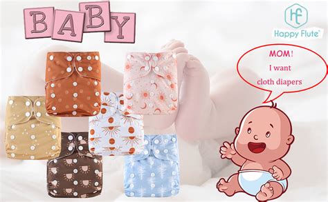 Happy baby in a Bamboolik cloth diaper