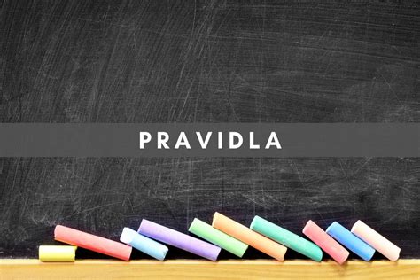 príklad vizuálne spracovaného triedneho pravidla formou básne