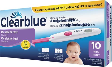 Digitálny ovulačný test Clearblue a jeho komponenty
