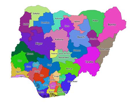 Map of Nigeria highlighting reproductive health issues