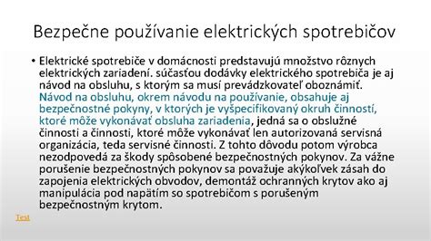 Diagram bezpečnostných pokynov pre používanie elektrických spotrebičov