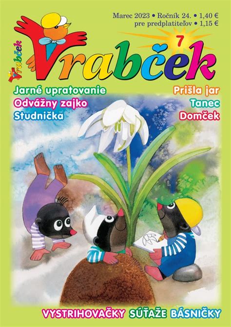 Obálka časopisu Vrabček