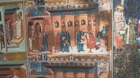Ilustrácia zo stredovekej kroniky kláštorného života