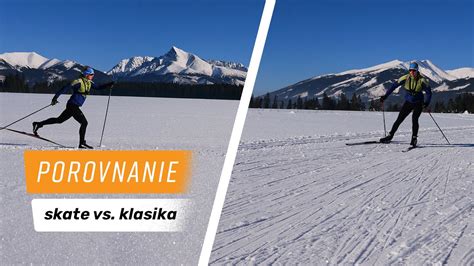 Porovnanie profilov klasických a skate bežiek
