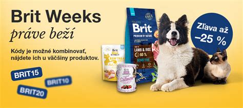 Rôzne druhy krmiva Brit Premium pre psov a mačky