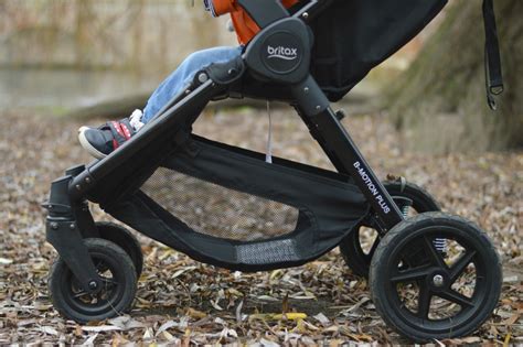 Detail brzdového mechanizmu kočíka Britax-Römer B-Motion