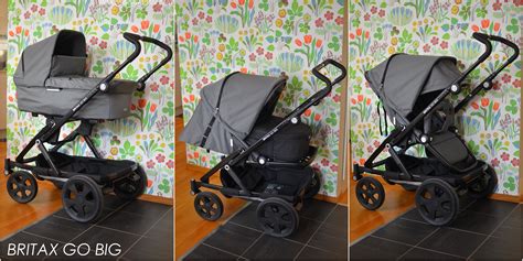 Detail záberu na odpruženie a kolesá kočíka Britax Go Big v teréne