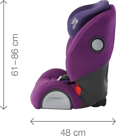Komfortné polstrovanie autosedačky Britax Römer EVOLVA a možnosť sklopenia