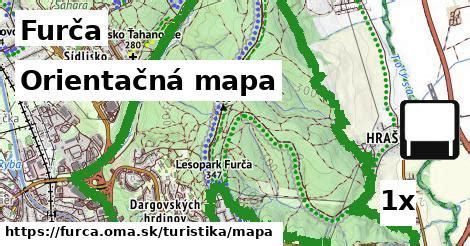 mapa Košice Furča