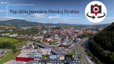 Mestská panoráma s dominantami Banskej Bystrice