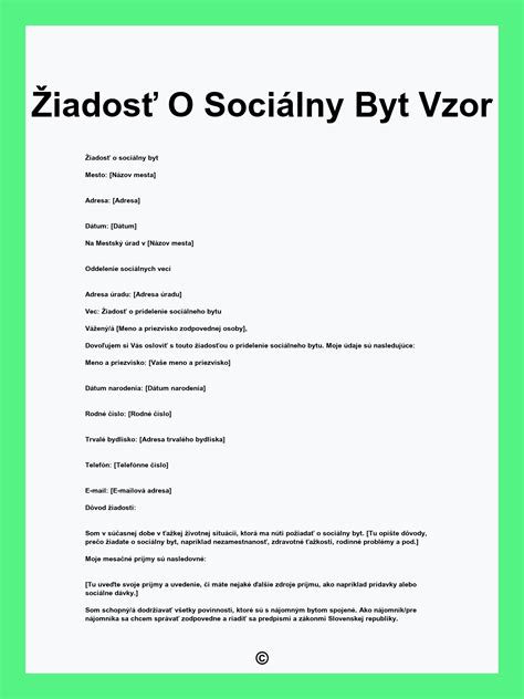 Sociálny byt - vizualizácia