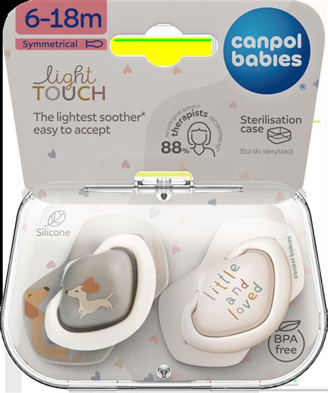 Canpol babies Light touch GOLD pacifier