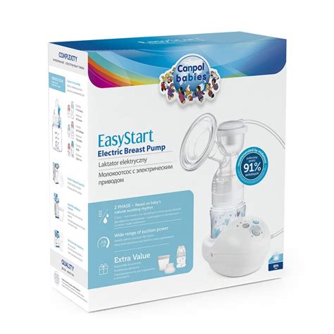 Elektrická odsávačka materského mlieka Canpol babies EasyStart na obrázku