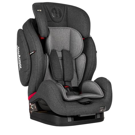 Schéma inštalácie autosedačky Petite&Mars Prime II Isofix s Isofix kotvami a Top Tetherom