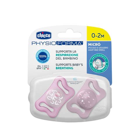 Schéma ortodontického cumlíka Chicco PhysioForma