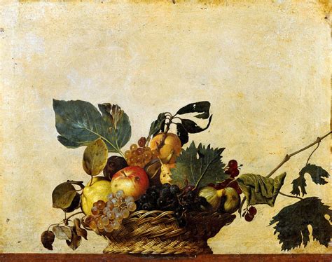 Reprodukcia Košík s ovocím od Caravaggia