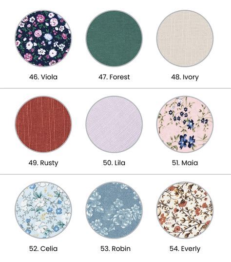 vzorky látok detských deiek