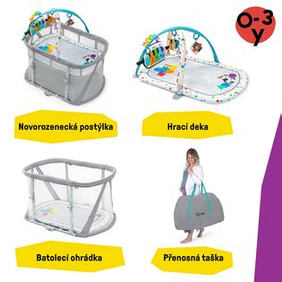 Infografika: Funkcie cestovnej postieľky 3v1