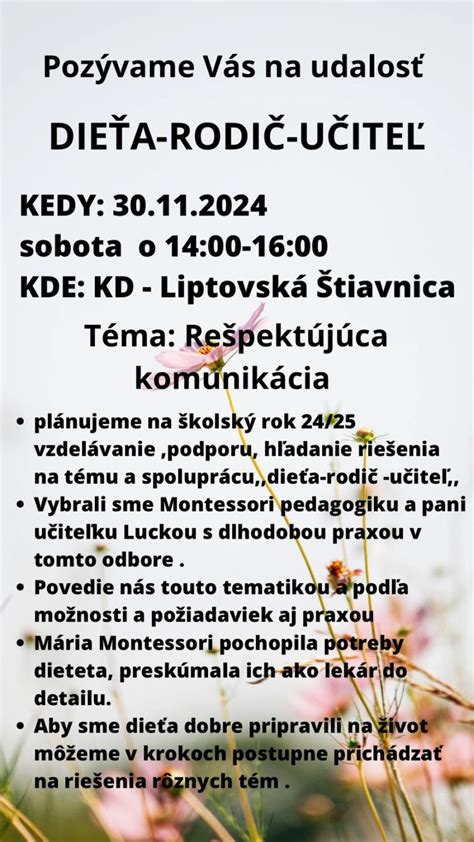 dieta a rodic komunikujuci o citoch