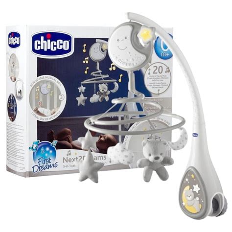 Schéma upevnenia Chicco Next2Dreams kolotoča na postieľku