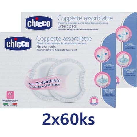 Rôzne balenia Chicco tampónov do podprsenky