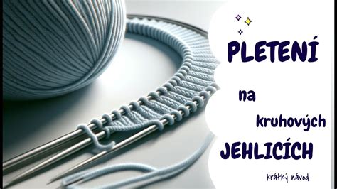 Nahodené očká na kruhových ihliciach