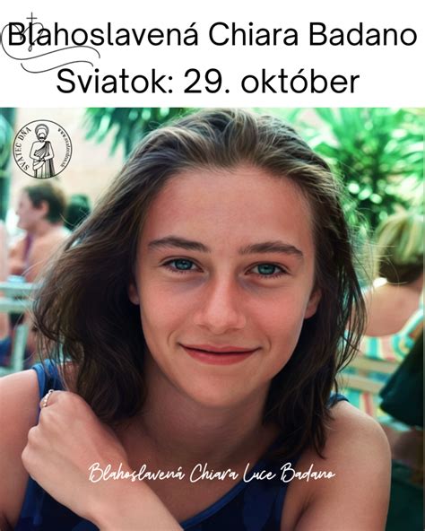 Blahoslavená Chiara Luce Badano