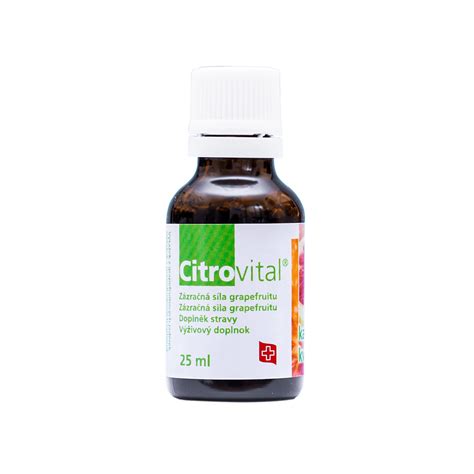 Citrovital drops bottle