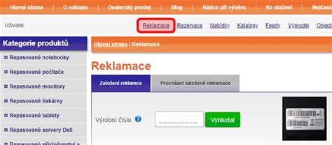 Proces reklamácie online nákupu