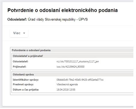 Diagram elektronického podania na súd