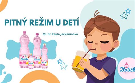 Pitný režim pre deti