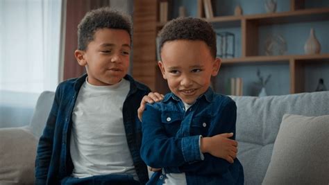 Child apologizing to another child