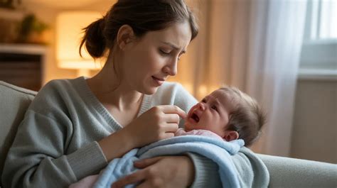 Parent holding baby soothingly