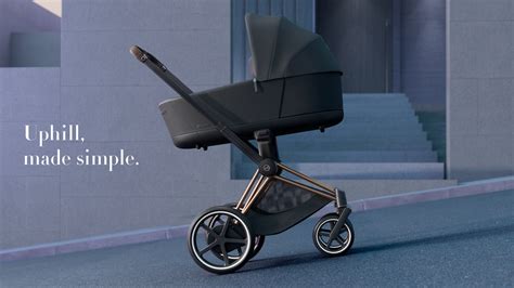 Cybex e-Priam Uneven Surface Support in action