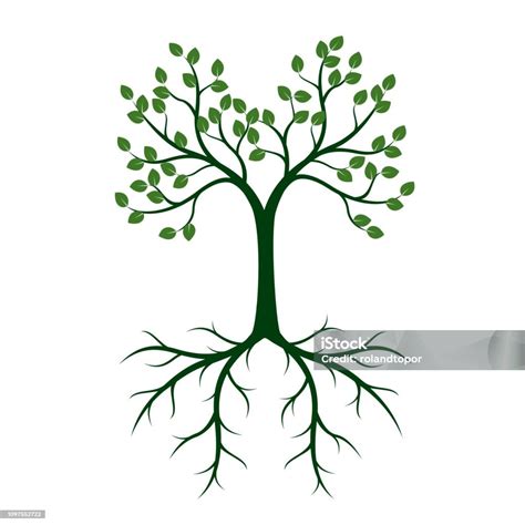 Ilustrácia rodiny ako stromu s koreňmi