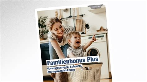 Grafické znázornenie: Logo Familienbonus Plus a šípky smerujúce k zníženiu daňovej povinnosti