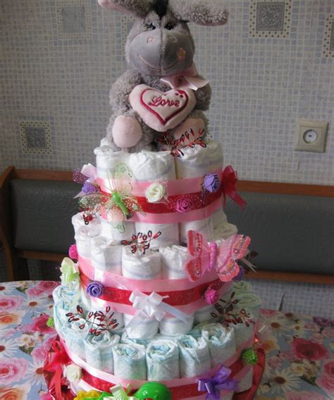 Darčeková plienková torta