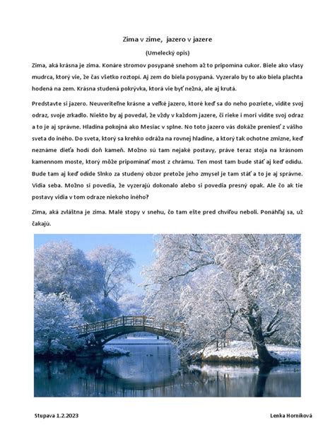 Ilustrácia zimnej krajiny