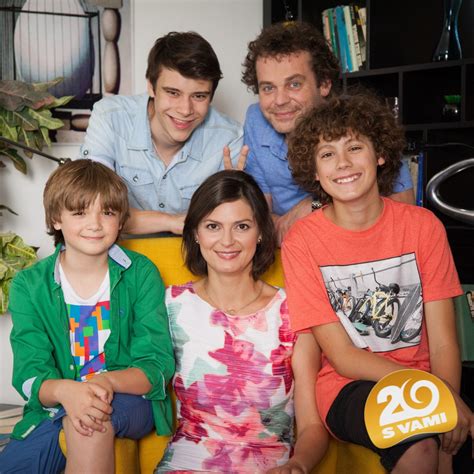 David Krajčík a jeho kolegovia zo seriálu Naši