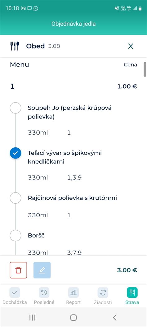 Mobilná aplikácia na online objednávky jedla