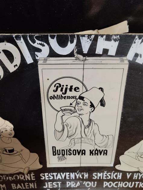 Stará reklama na kávu