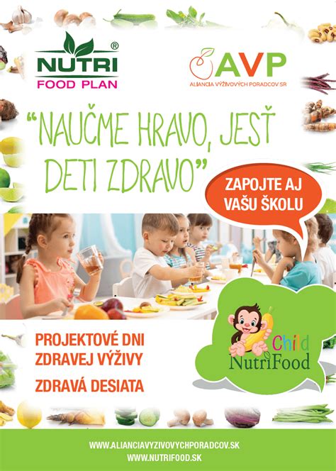 Ukážka zdravého jedálnička pre deti
