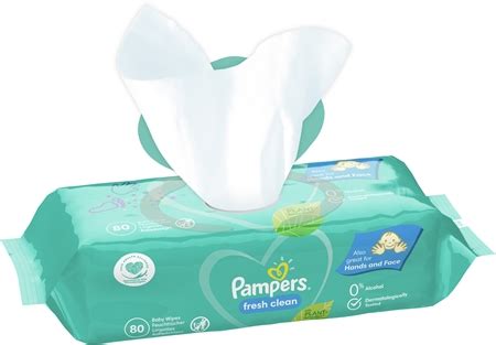 Comparison of Pampers Sensitive and Fresh Clean wet wipes