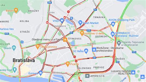 Mapa umiestnenia jaslí v Bratislave (Robotnícka a Záhrebská)